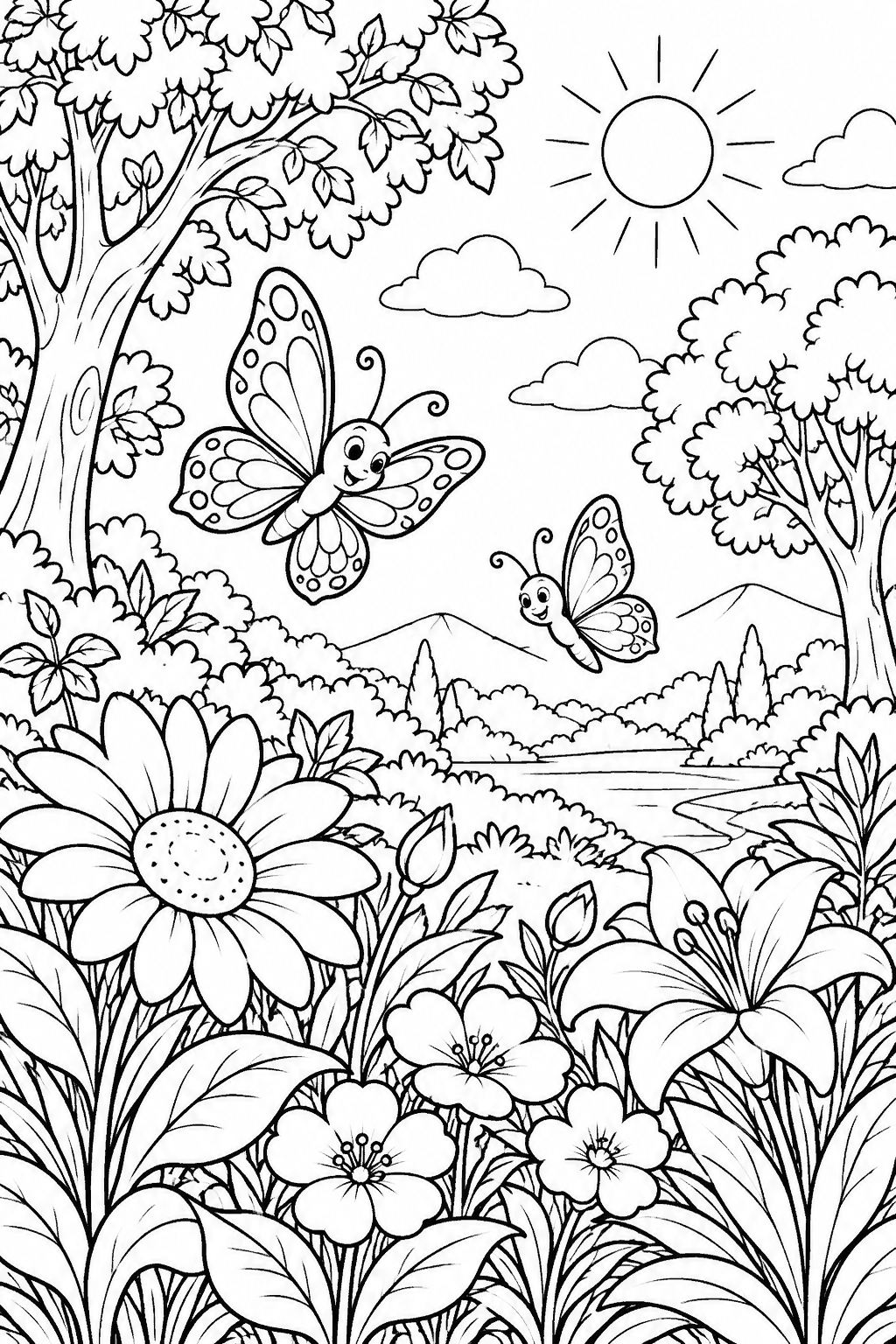 Flores do jardim